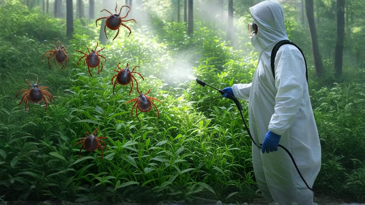 фото: Обработка от клещей в поселке Московской области Барвиха и области